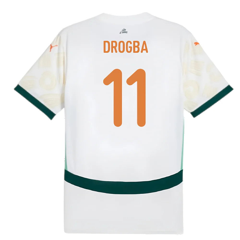 2024-2025 Ivory Coast Away Shirt (Drogba 11)_2