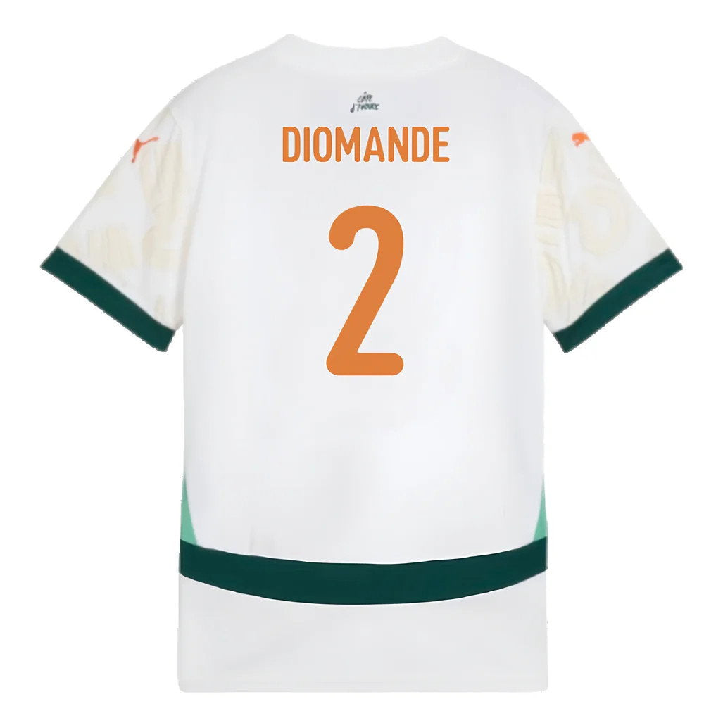 2024-2025 Ivory Coast Away Shirt (Kids) (Diomande 2)_2