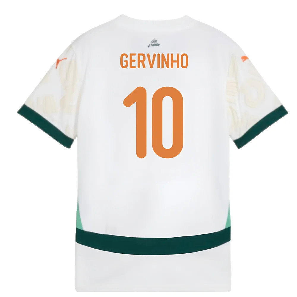 2024-2025 Ivory Coast Away Shirt (Kids) (Gervinho 10)_2