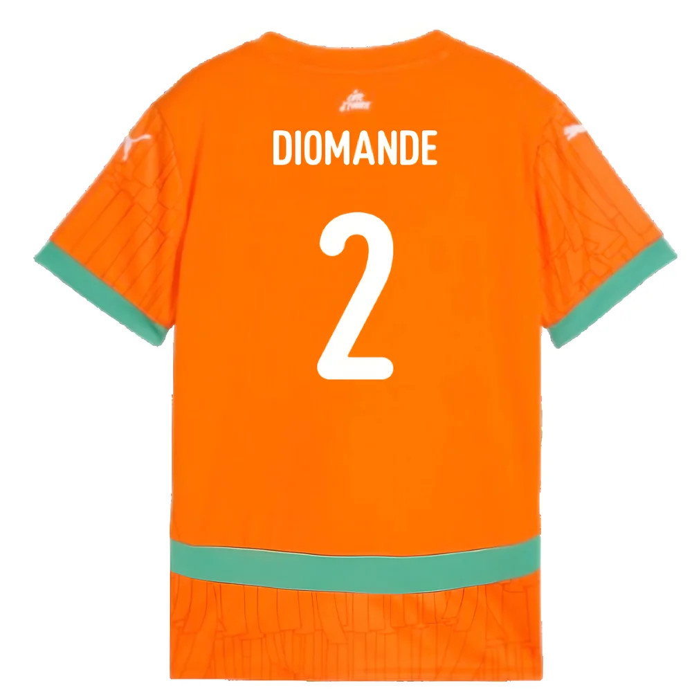 2024-2025 Ivory Coast Home Shirt (Kids) (Diomande 2)_2