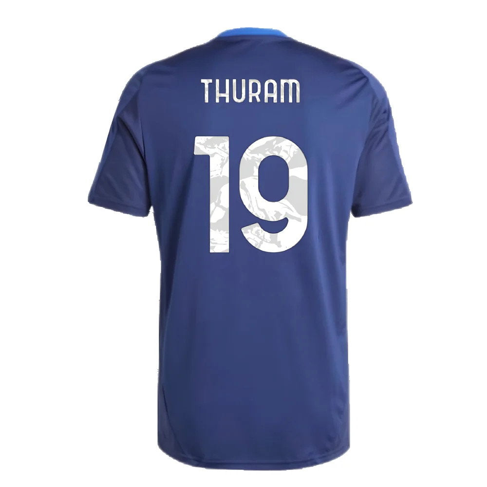 2024-2025 Juventus Training Jersey (Navy) (Thuram 19)_2