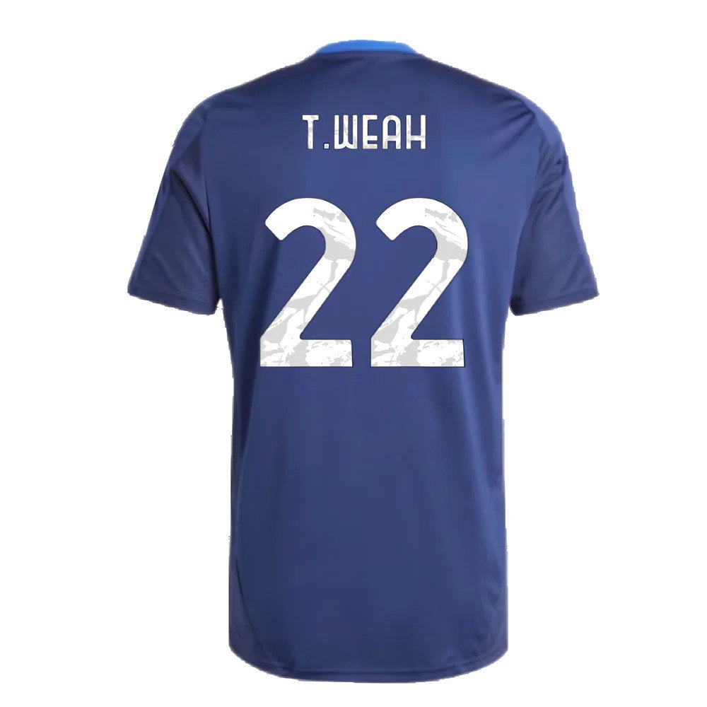 2024-2025 Juventus Training Jersey (Navy) (T.Weah 22)_2