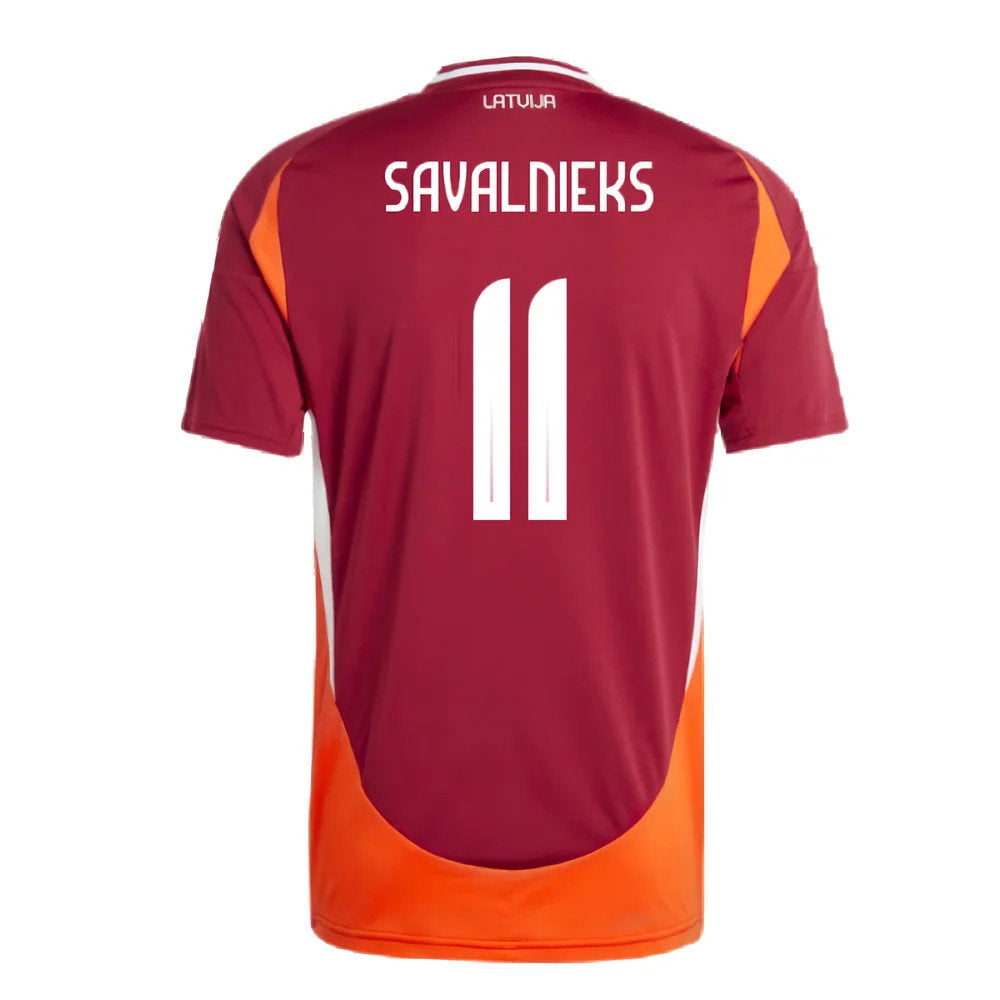 2024-2025 Latvia Home Shirt (Savalnieks 11)_2