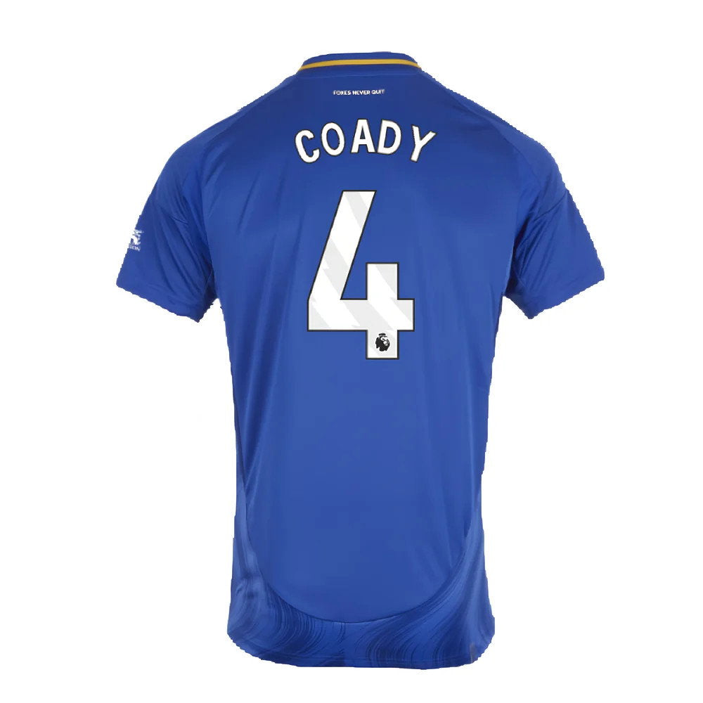 2024-2025 Leicester City Home Shirt (Kids) (Coady 4)_2