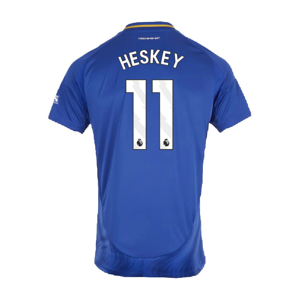 2024-2025 Leicester City Home Shirt (Kids) (Heskey 11)_2