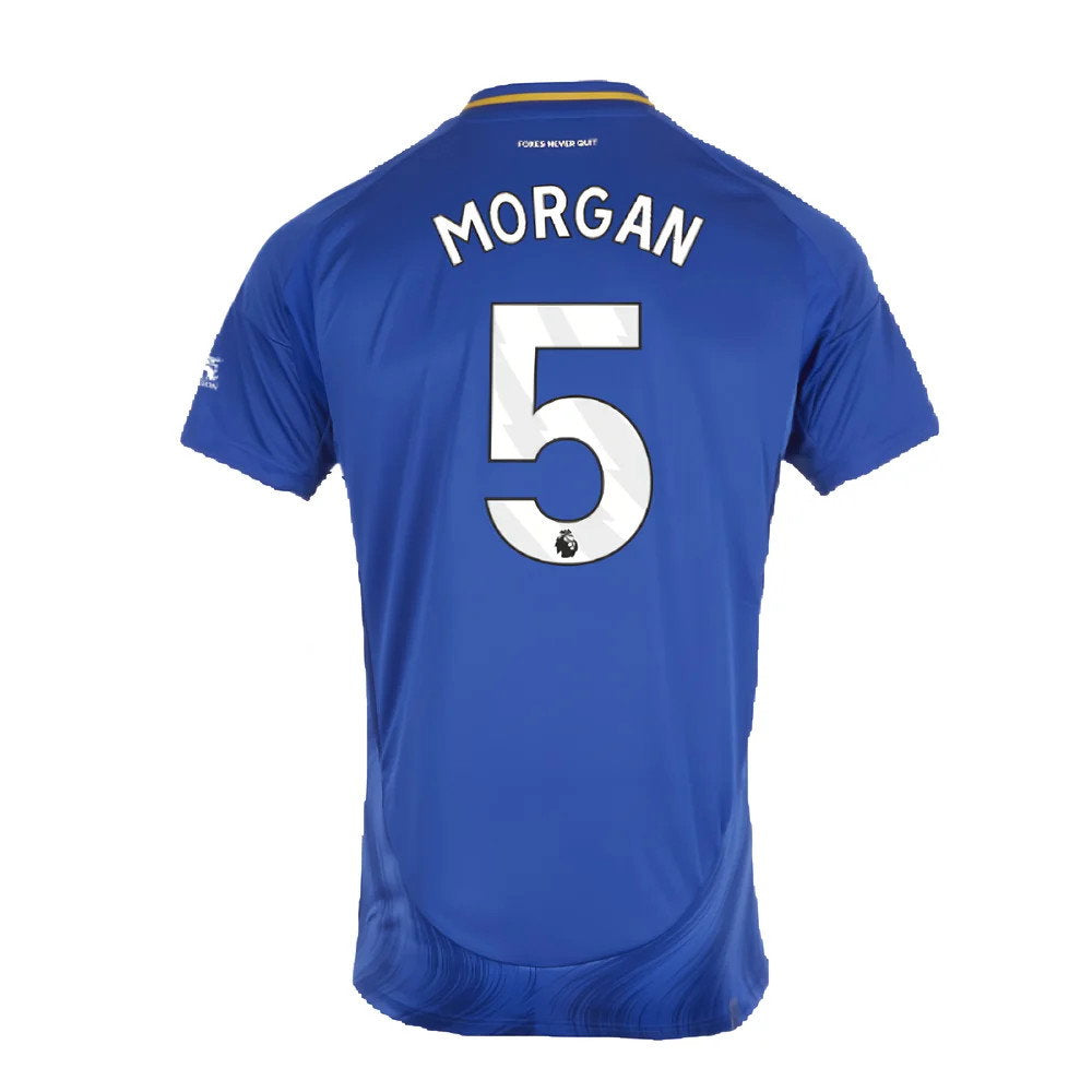2024-2025 Leicester City Home Shirt (Kids) (Morgan 5)_2