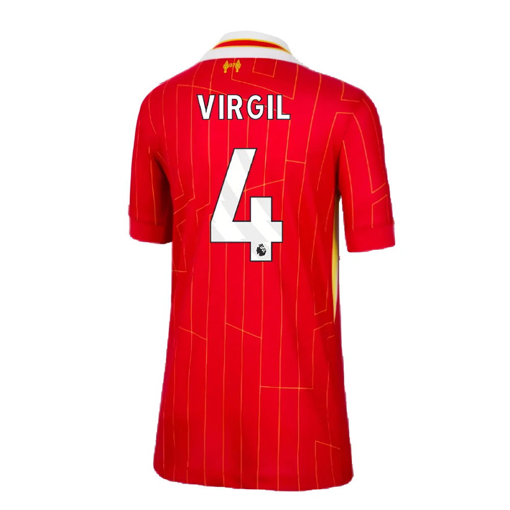 2024-2025 Liverpool Home Shirt (Kids) (Virgil 4)_2