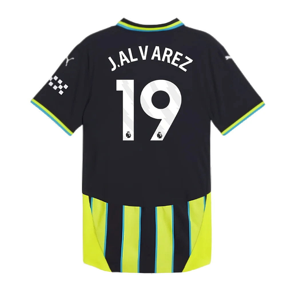 2024-2025 Man City Away Authentic Shirt (J.Alvarez 19)_2