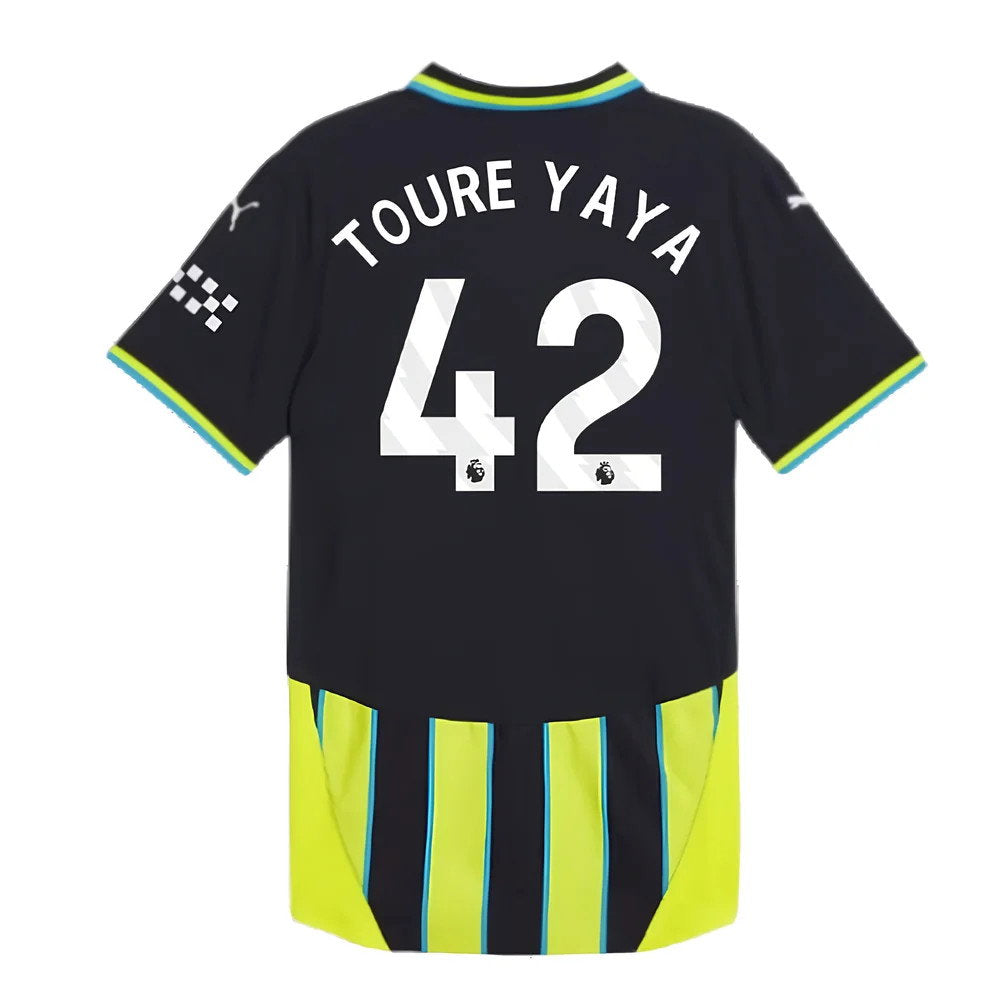 2024-2025 Man City Away Authentic Shirt (Toure Yaya 42)_2