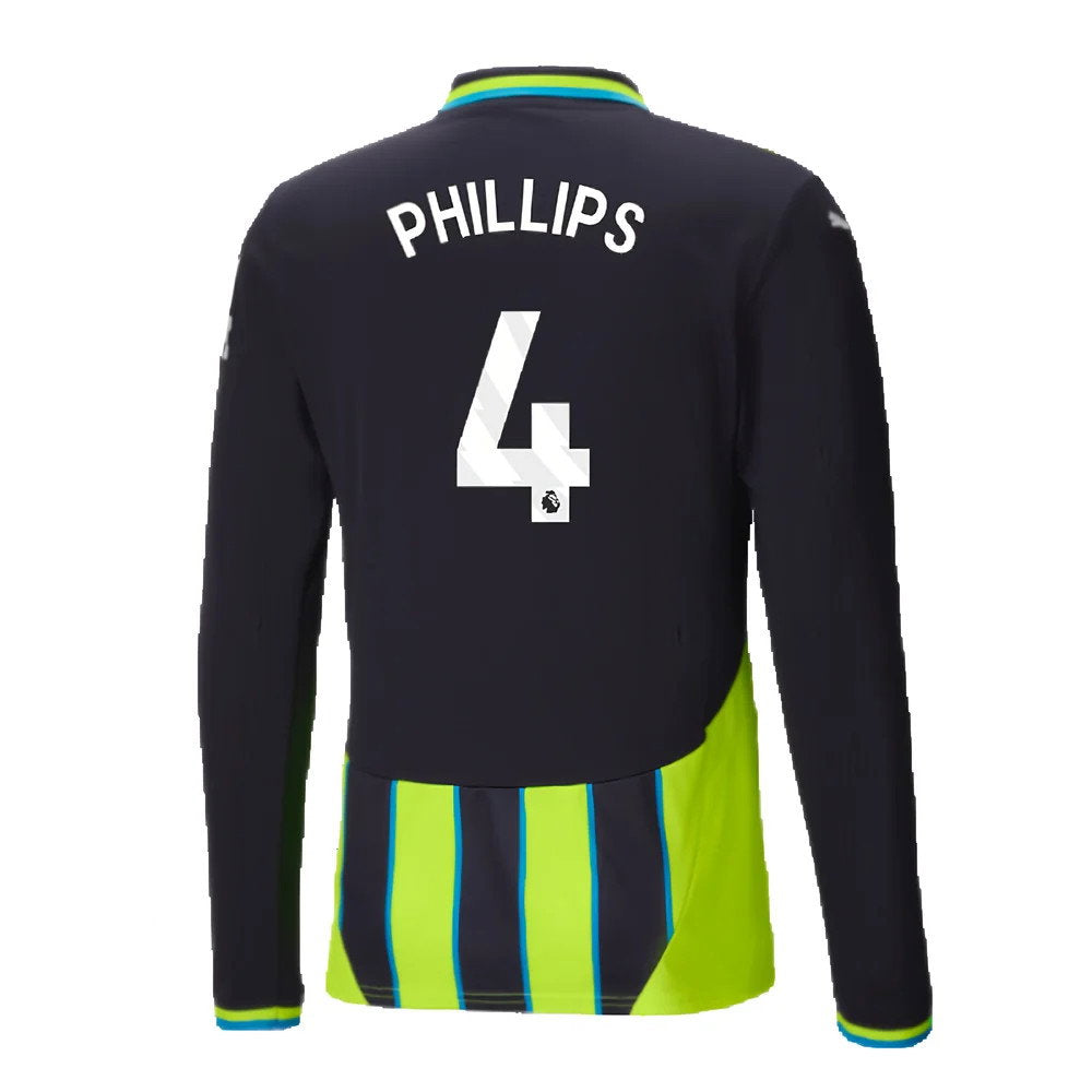 2024-2025 Man City Away Long Sleeve Shirt (Phillips 4)_2
