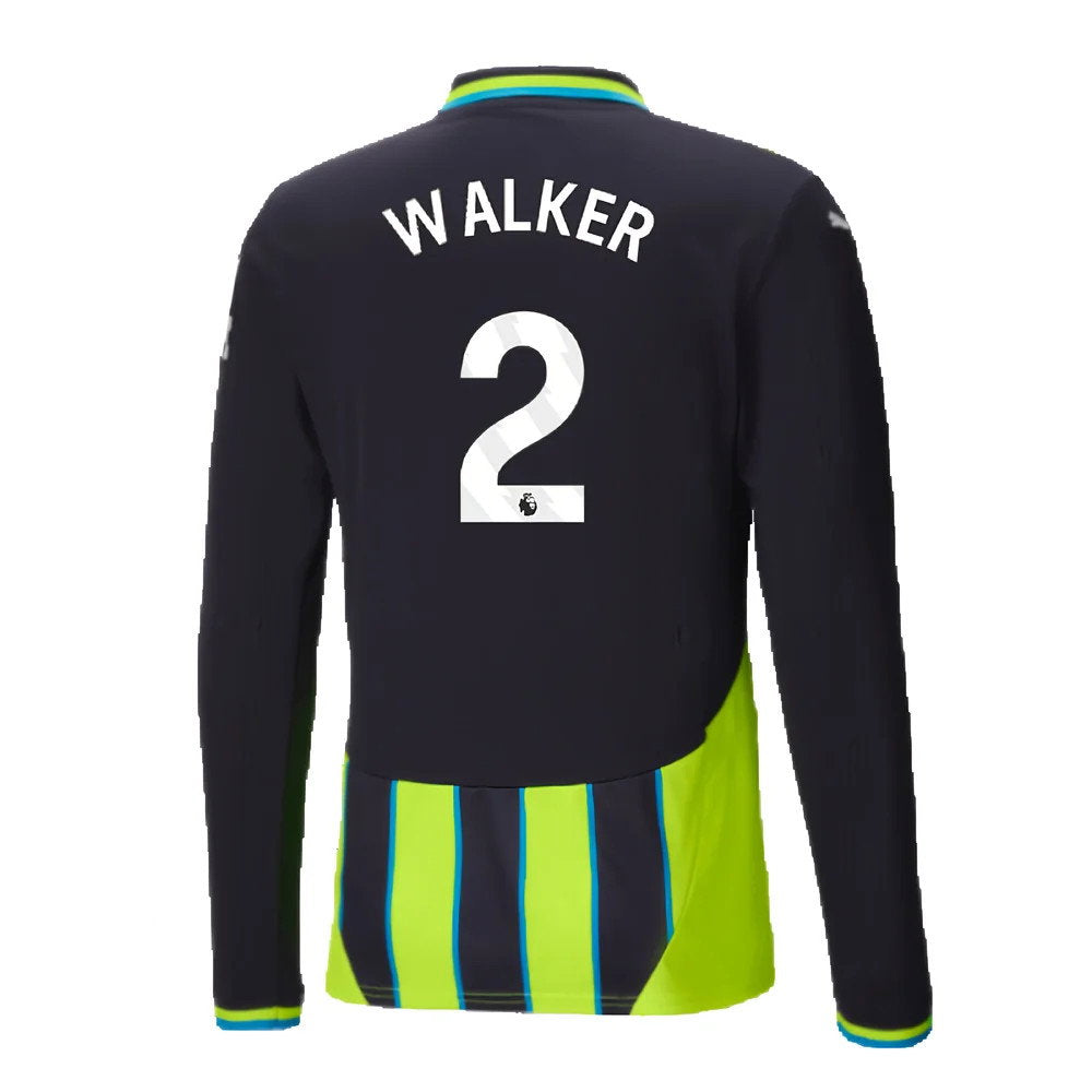 2024-2025 Man City Away Long Sleeve Shirt (Walker 2)_2