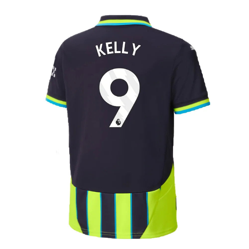2024-2025 Man City Away Shirt (Kids) (Kelly 9)_2