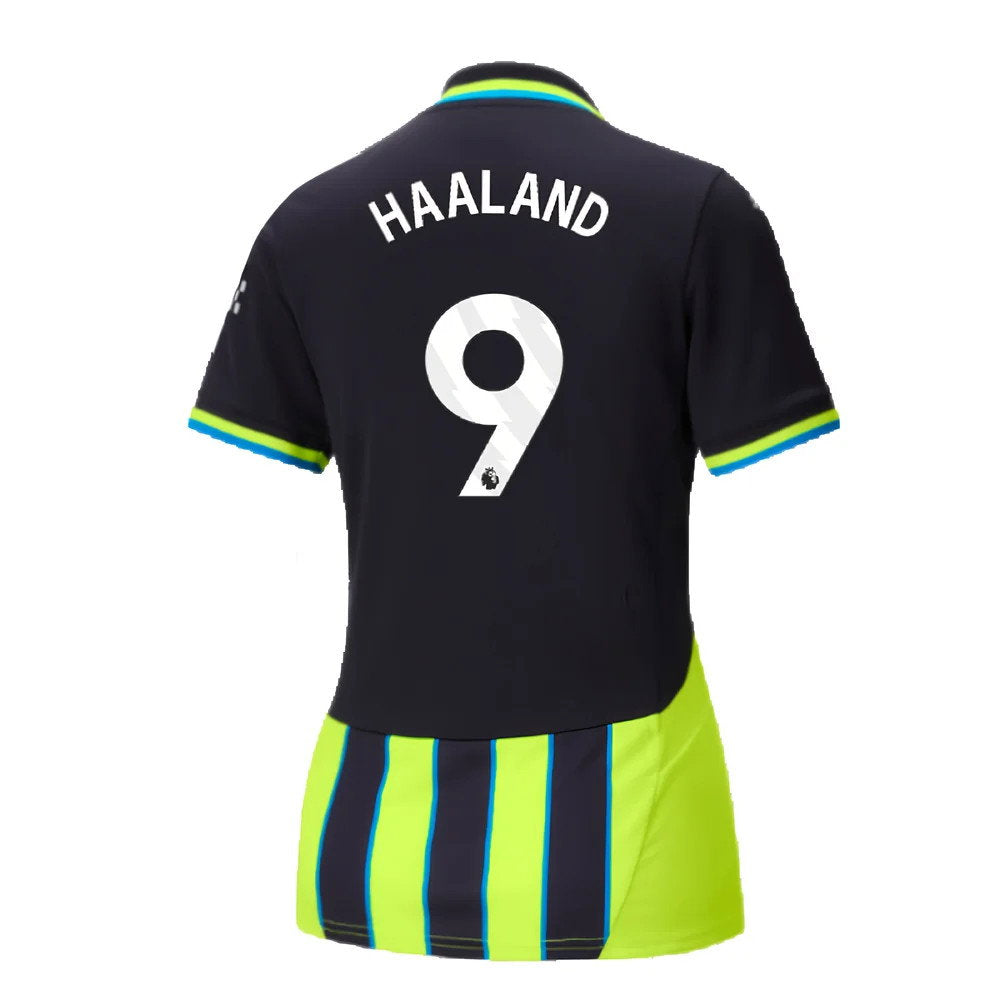 2024-2025 Man City Away Shirt (Womens) (Haaland 9)_2