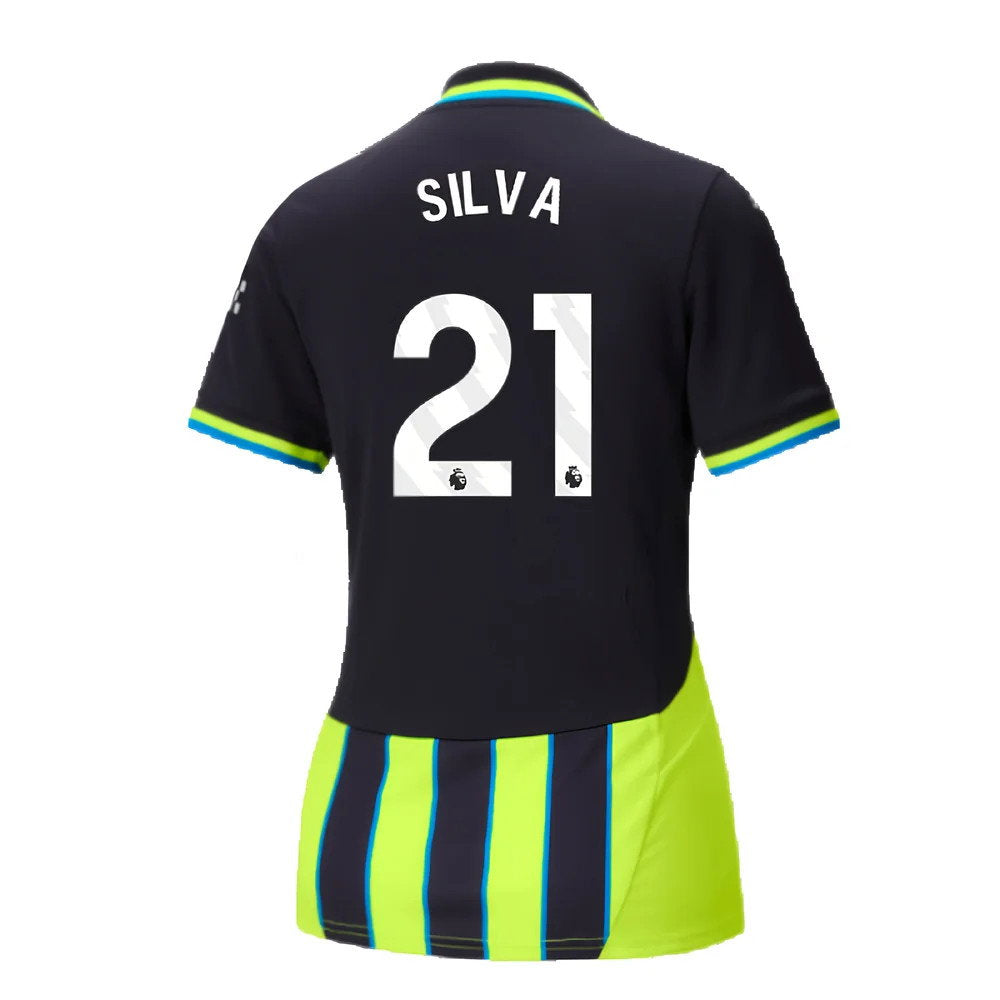 2024-2025 Man City Away Shirt (Womens) (Silva 21)_2