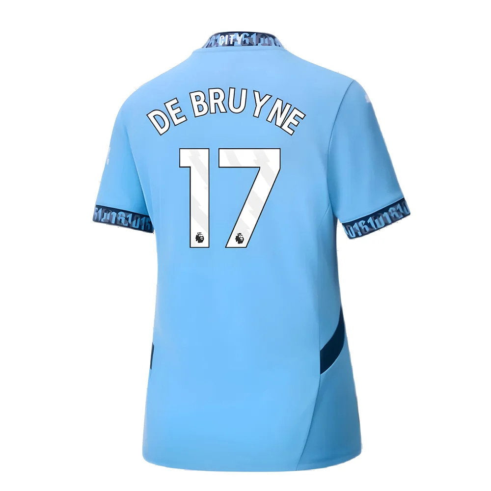 2024-2025 Man City Home Shirt (Womens) (De Bruyne 17)_2