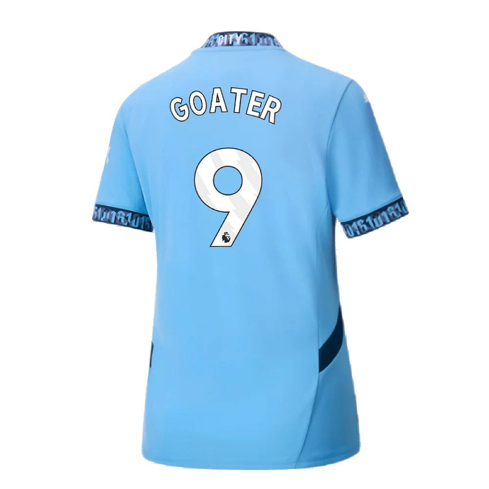 2024-2025 Man City Home Shirt (Womens) (Goater 9)_2