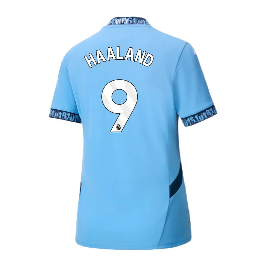 2024-2025 Man City Home Shirt (Womens) (Haaland 9)_2