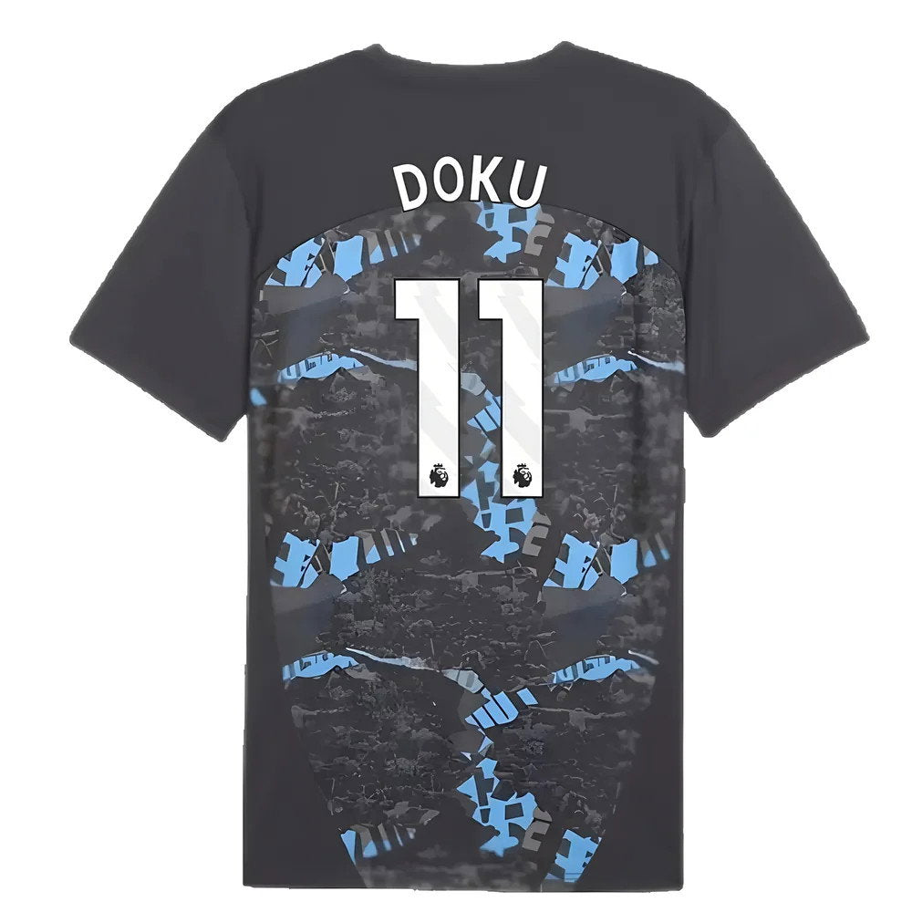 2024-2025 Man City Prematch SS Jersey (Strong Gray) (Doku 11)_2
