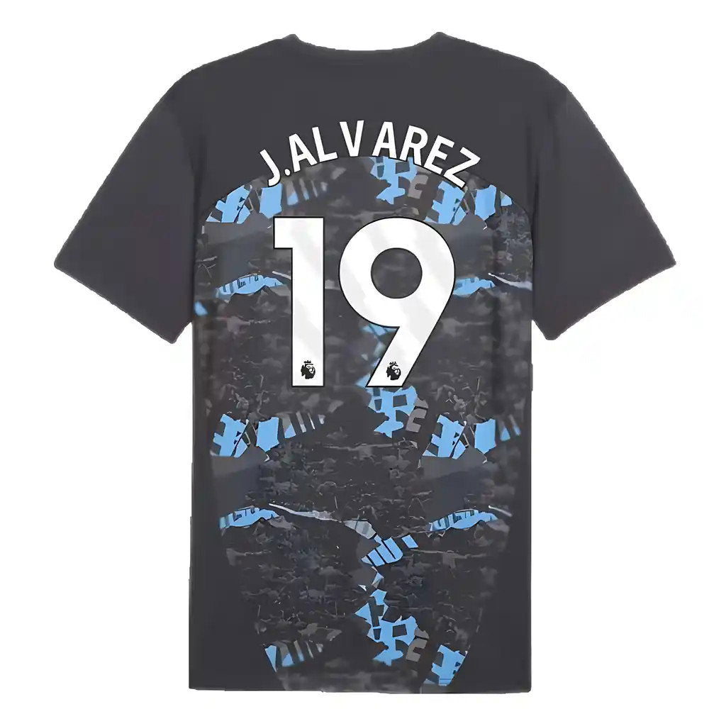 2024-2025 Man City Prematch SS Jersey (Strong Gray) (J.Alvarez 19)_2