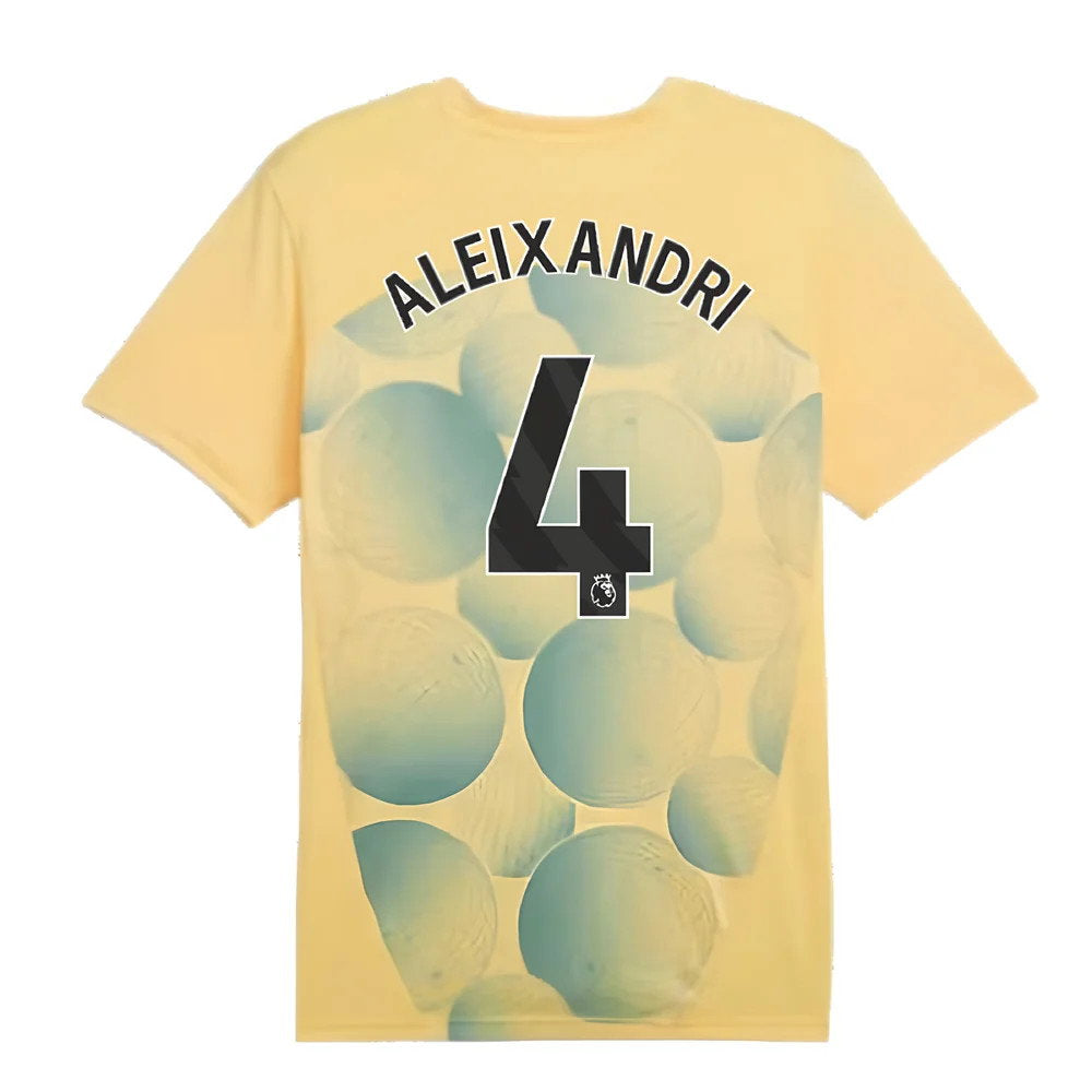 2024-2025 Man City Prematch SS Shirt (Flaxen) - Kids (Aleixandri 4)_2