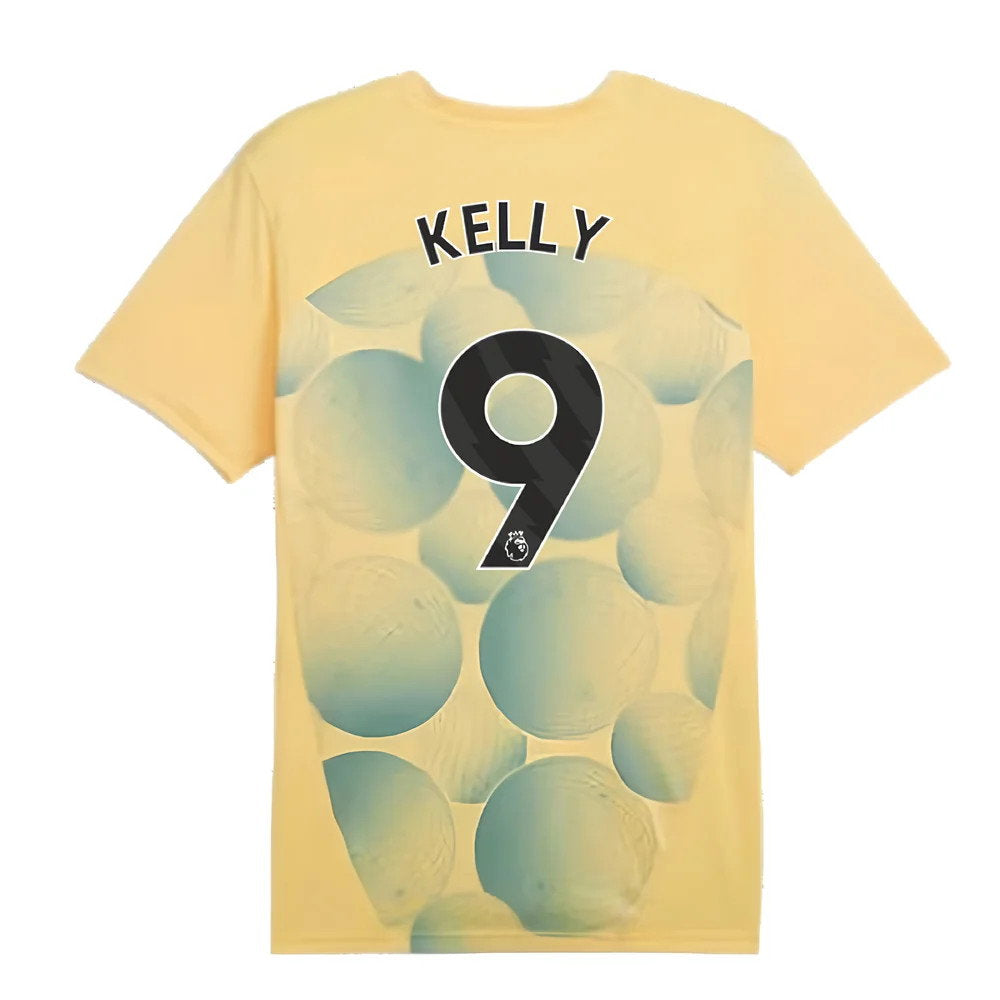 2024-2025 Man City Prematch SS Shirt (Flaxen) - Kids (Kelly 9)_2