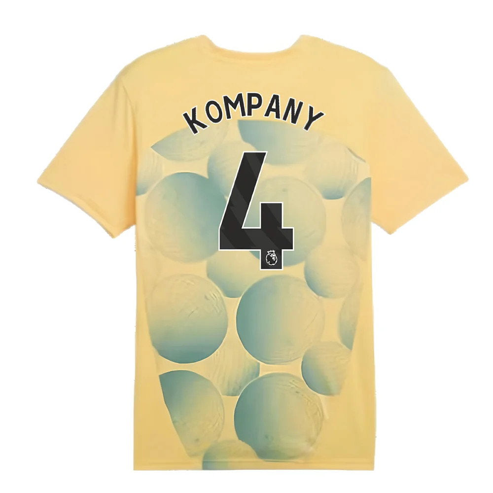 2024-2025 Man City Prematch SS Shirt (Flaxen) (Kompany 4)_2