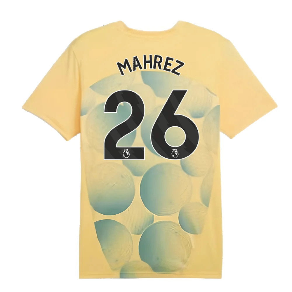 2024-2025 Man City Prematch SS Shirt (Flaxen) (Mahrez 26)_2