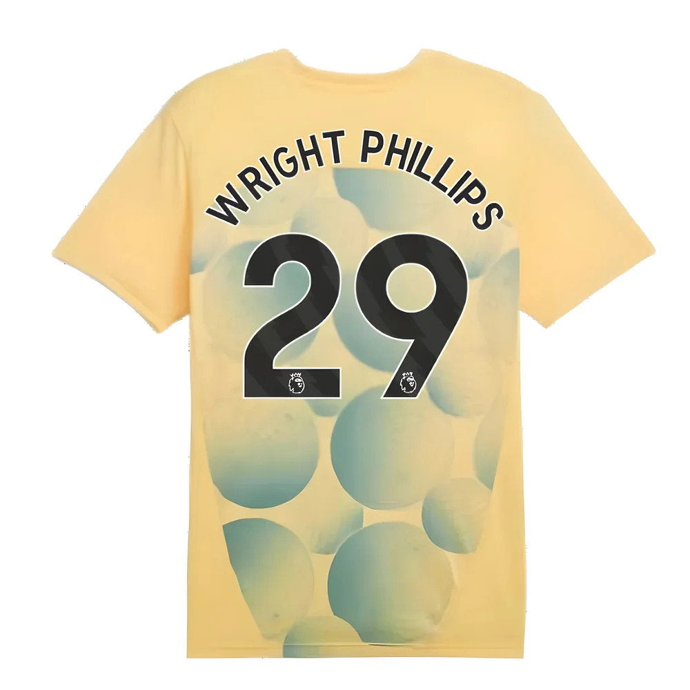 2024-2025 Man City Prematch SS Shirt (Flaxen) (Wright Phillips 29)_2