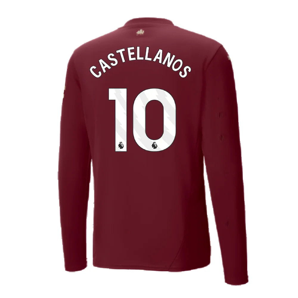 2024-2025 Man City Third Long Sleeve Shirt (Castellanos 10)_2