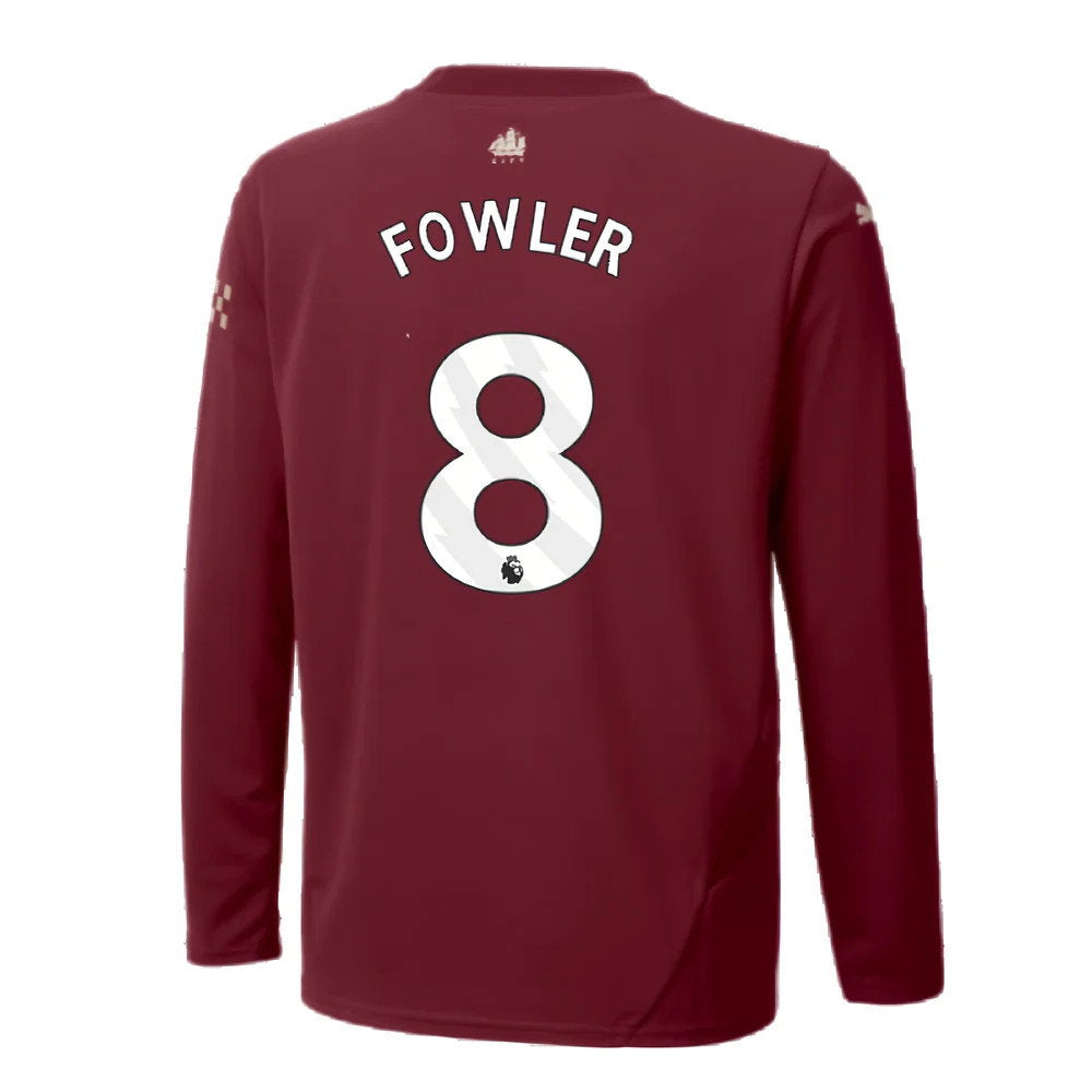 2024-2025 Man City Third Long Sleeve Shirt (Kids) (Fowler 8)_2