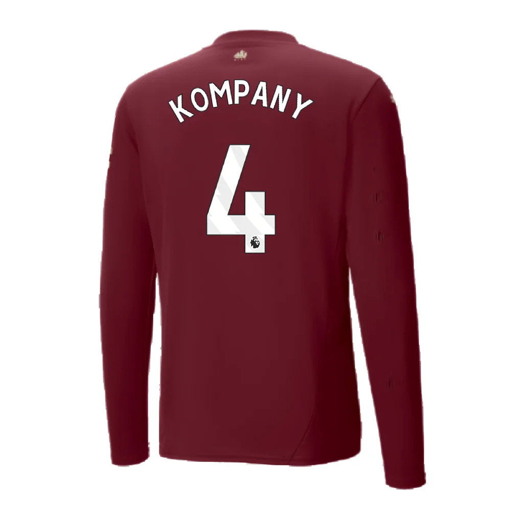 2024-2025 Man City Third Long Sleeve Shirt (Kompany 4)_2