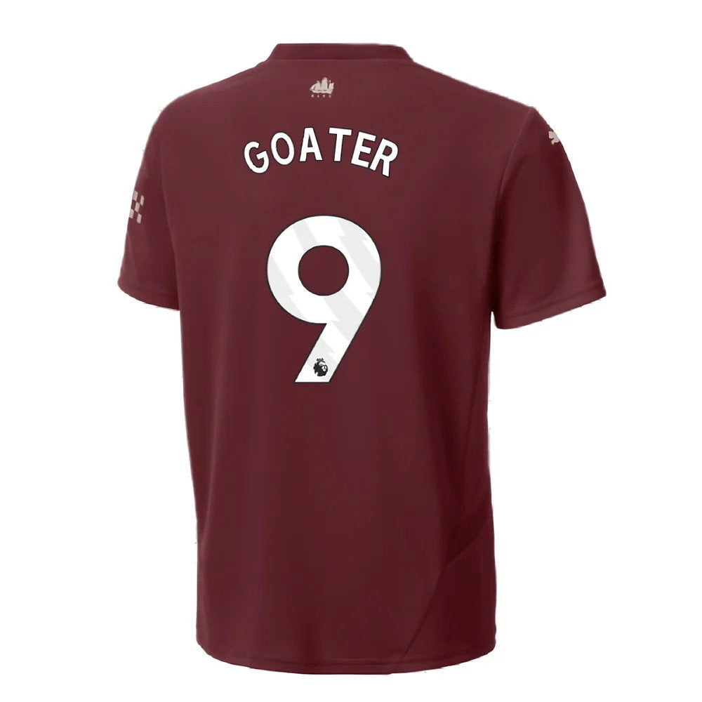 2024-2025 Man City Third Shirt (Kids) (Goater 9)_2