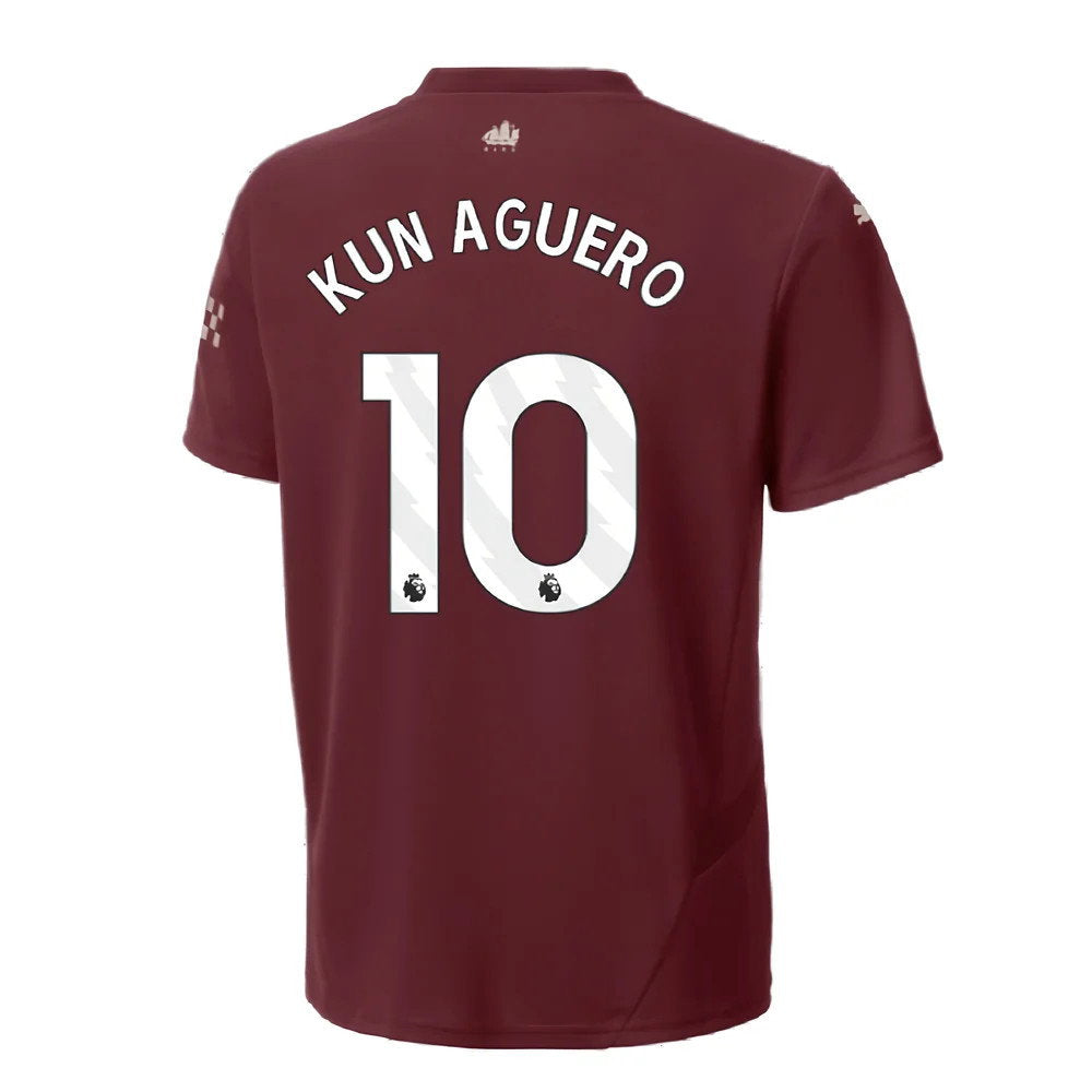 2024-2025 Man City Third Shirt (Kids) (Kun Aguero 10)_2