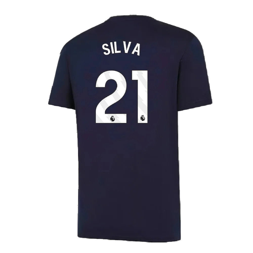 2024-2025 Man City Training Shirt (Inky Blue) - Kids (Silva 21)_2