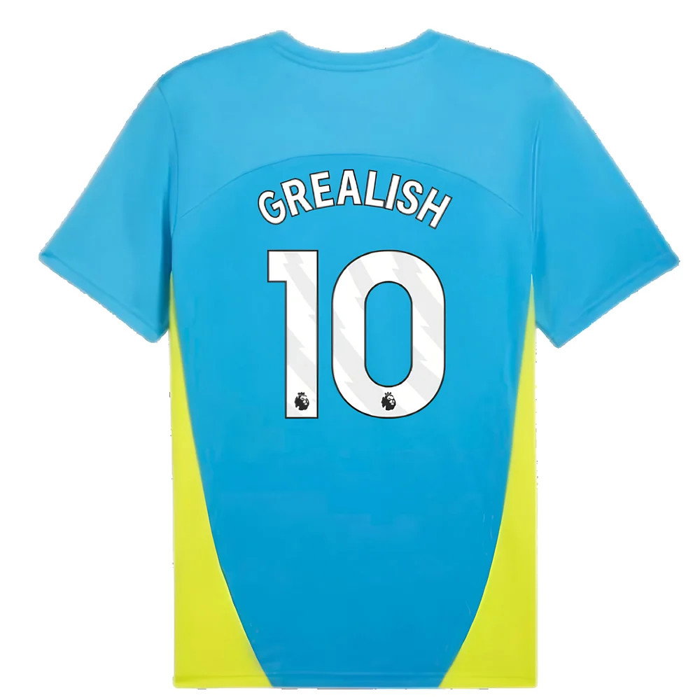 2024-2025 Man City Training Shirt (Magic Blue) (Grealish 10)_2