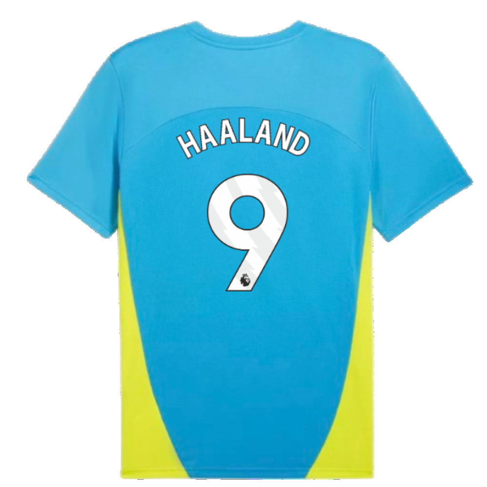 2024-2025 Man City Training Shirt (Magic Blue) (Haaland 9)_2
