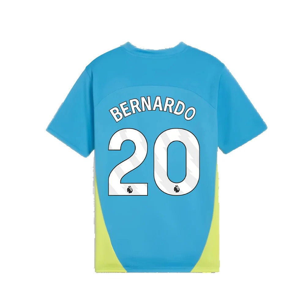 2024-2025 Man City Training Shirt (Magic Blue) - Kids (Bernardo 20)_2