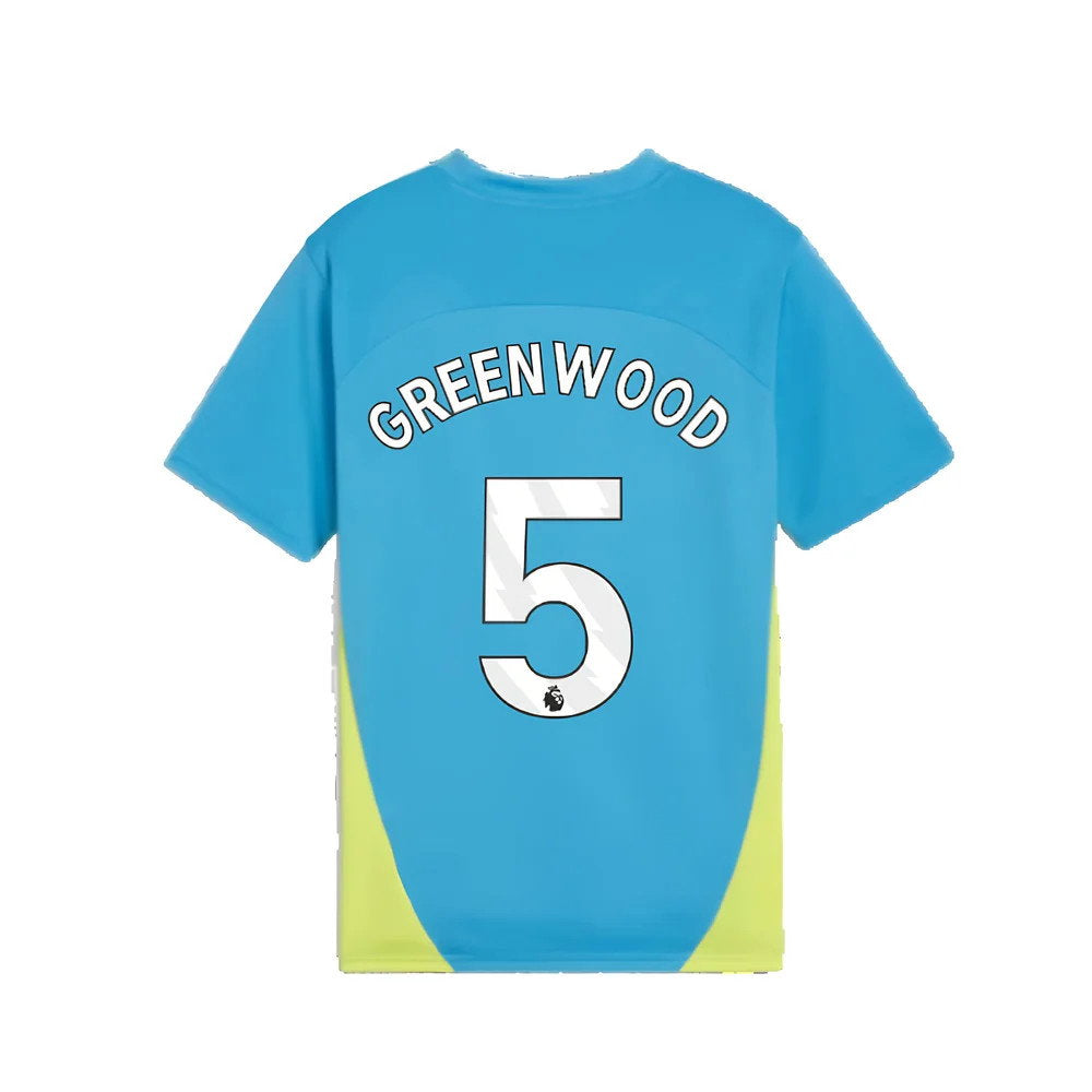 2024-2025 Man City Training Shirt (Magic Blue) - Kids (Greenwood 5)_2
