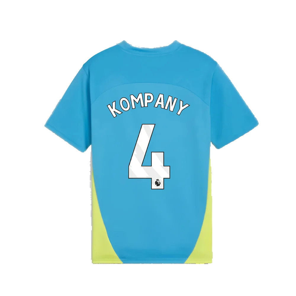 2024-2025 Man City Training Shirt (Magic Blue) - Kids (Kompany 4)_2