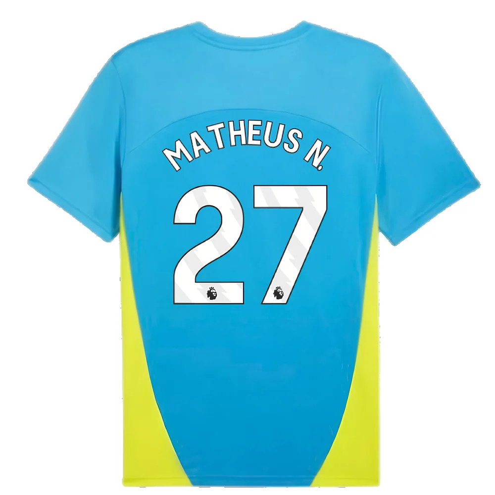 2024-2025 Man City Training Shirt (Magic Blue) (Matheus N. 27)_2
