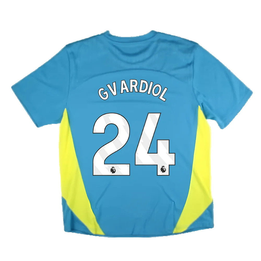 2024-2025 Man City Training Shirt Pro (Blue) (Gvardiol 24)_2