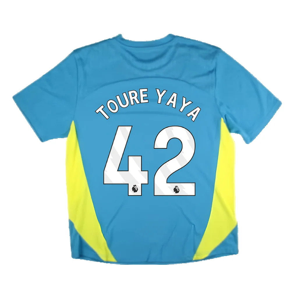 2024-2025 Man City Training Shirt Pro (Blue) (Toure Yaya 42)_2