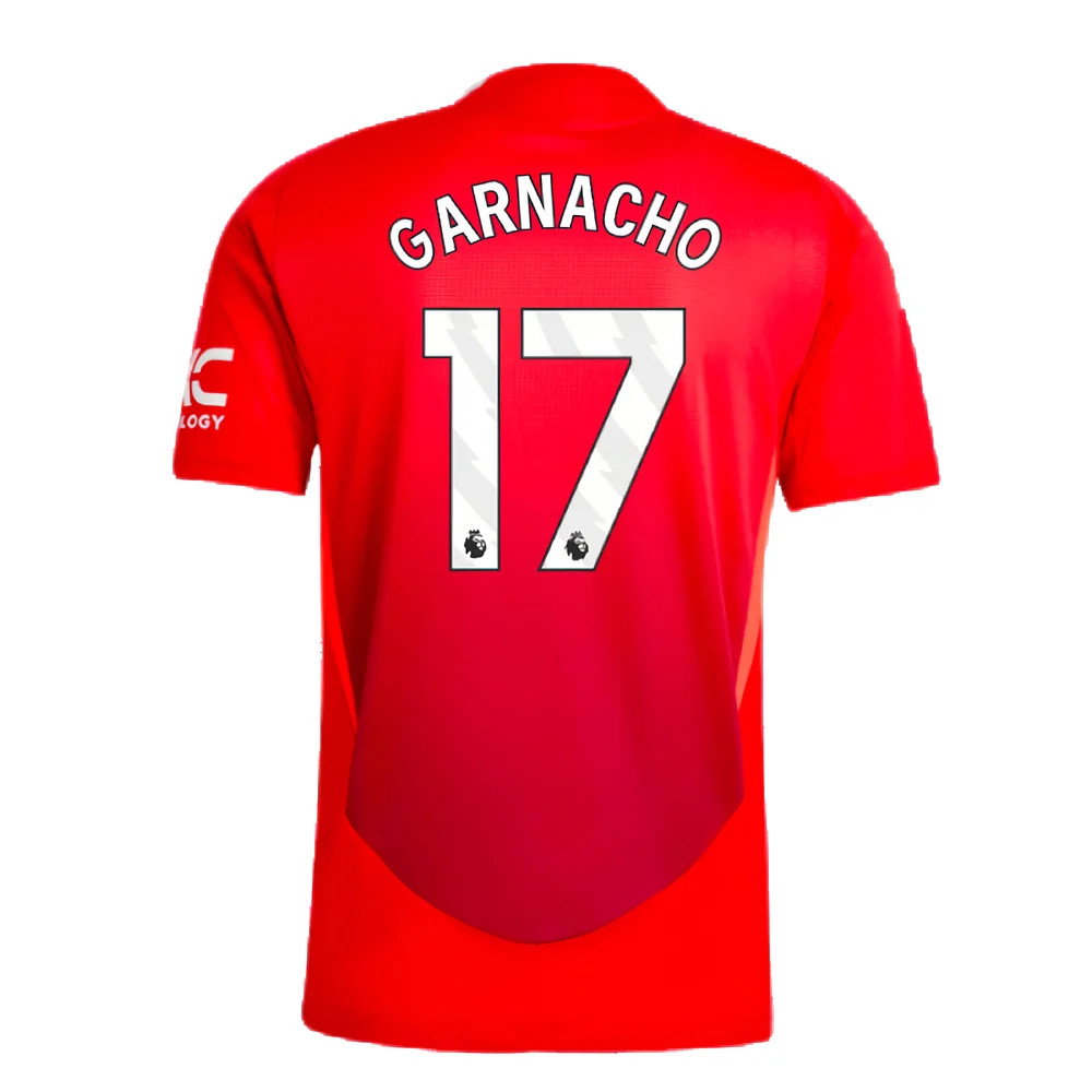 2024-2025 Man Utd Authentic Home Shirt (Garnacho 17)_2