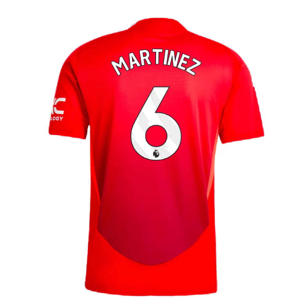 2024-2025 Man Utd Authentic Home Shirt (Martinez 6)_2