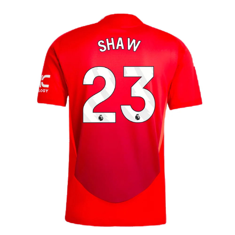 2024-2025 Man Utd Authentic Home Shirt (Shaw 23)_2