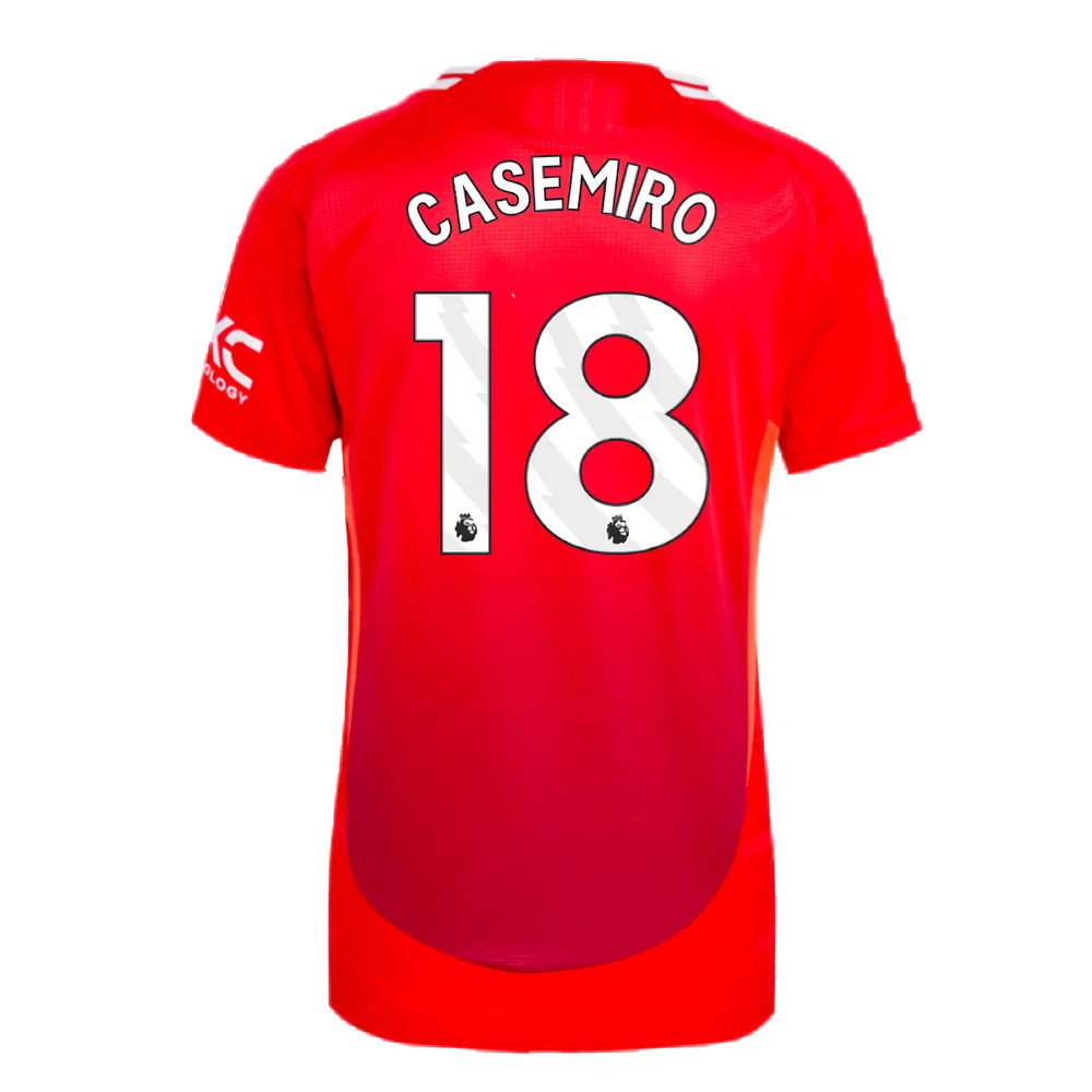 2024-2025 Man Utd Authentic Home Shirt (Womens) (Casemiro 18)_2
