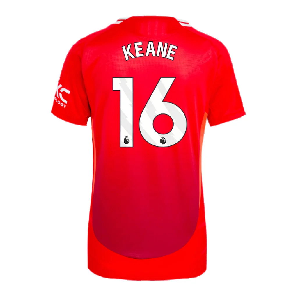 2024-2025 Man Utd Authentic Home Shirt (Womens) (Keane 16)_2