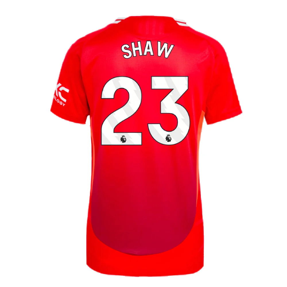 2024-2025 Man Utd Authentic Home Shirt (Womens) (Shaw 23)_2