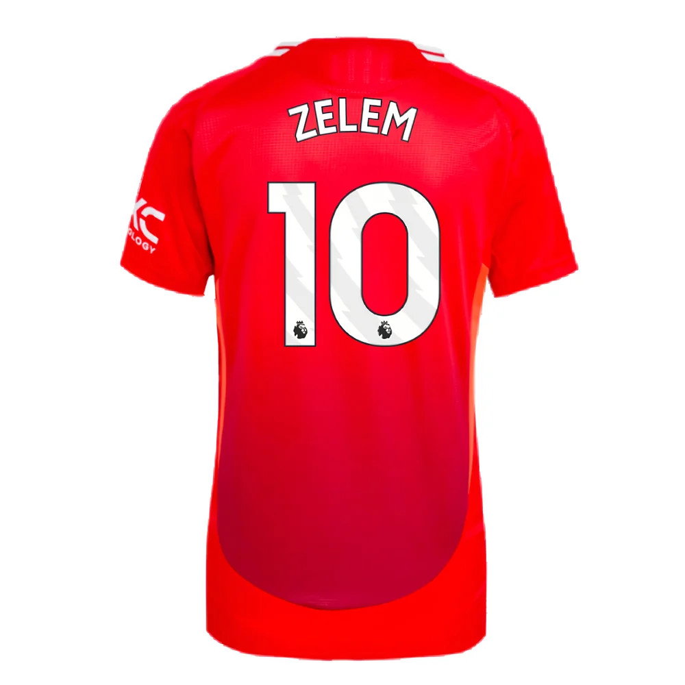 2024-2025 Man Utd Authentic Home Shirt (Womens) (Zelem 10)_2