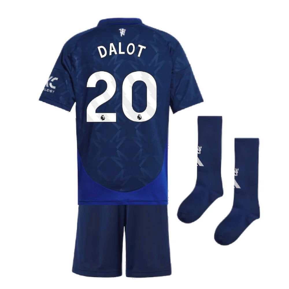 2024-2025 Man Utd Away Mini Kit (Dalot 20)_2